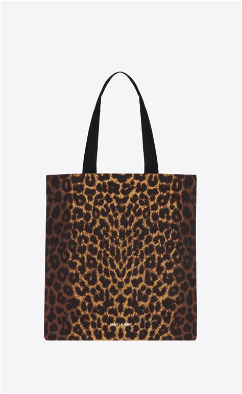 yves saint laurent borsa leopardata|LEOPARD TOTEBAG .